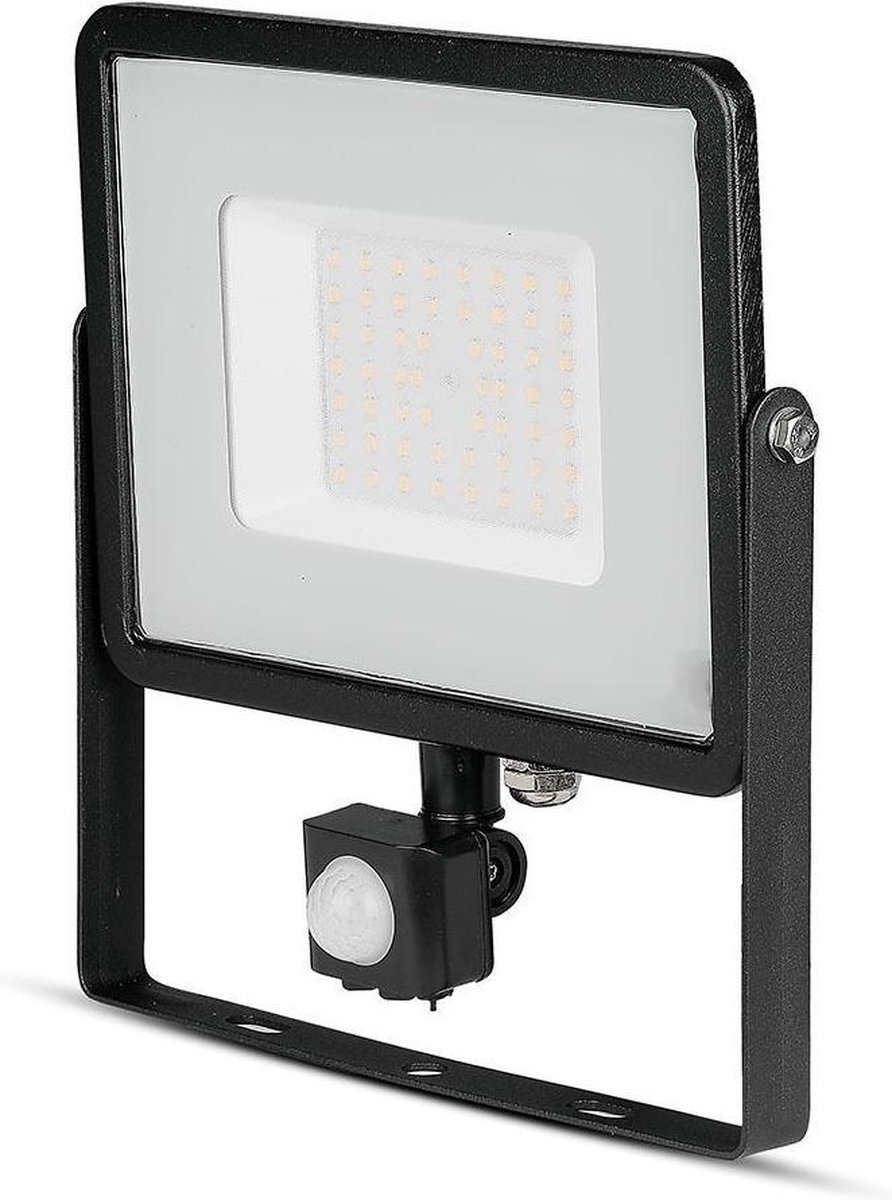 V-tac 50W LED Bouwlamp met PIR sensor