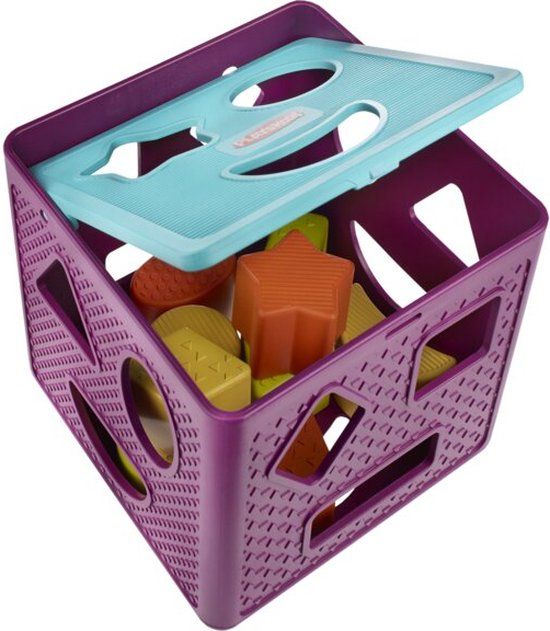 Playskool Vormenkubus - Vormenstoof - 18 maanden+ - Paars