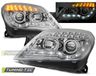 OPEL Phares pour OPEL ASTRA H (03.04-10) avec feux de jour à LED, couleur chrome
