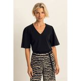 Expresso Expresso top zwart travelstof