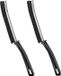Unyqoos® Set de 2 brosses multifonctionnelles pour le nettoyage des fentes pour cuisine et salle de bain