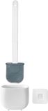WE toiletborstel van TPR en thermoplastisch rubber, wit