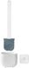 WE toiletborstel van TPR en thermoplastisch rubber, wit