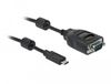 DeLOCK 90414 câble série Noir 2 m USB Type-C RS-232 DB9