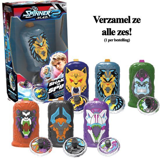 Silverlit Spinner MAD 2 Single Pack - 1 Shaker en 1 Spinner