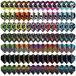 Dart Flights PET - 105 pièces - 35 jeux - 100 micron - Pour steeltip et softtip