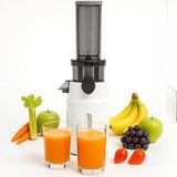 Pelamatic Elektrische sapcentrifuge, wit, 100 W, compact, sapcentrifuge voor groenten en fruit, zeer efficiënte sapcentrifuge voor thuisgebruik