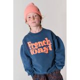Tumble 'n Dry sweater met tekst - grijsblauw