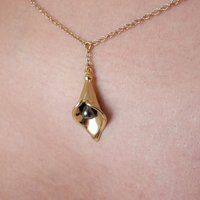 Sylvie Monthulé Gouden Bodychain Arum Flower Maat M