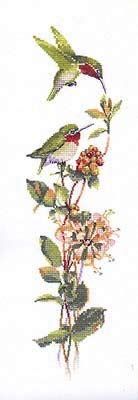 Heritage Crafts Heritage kruissteekset Aida \"Toccata in groen (A)\", telpatroon, VPTG562-A, 9 x 34,5 cm