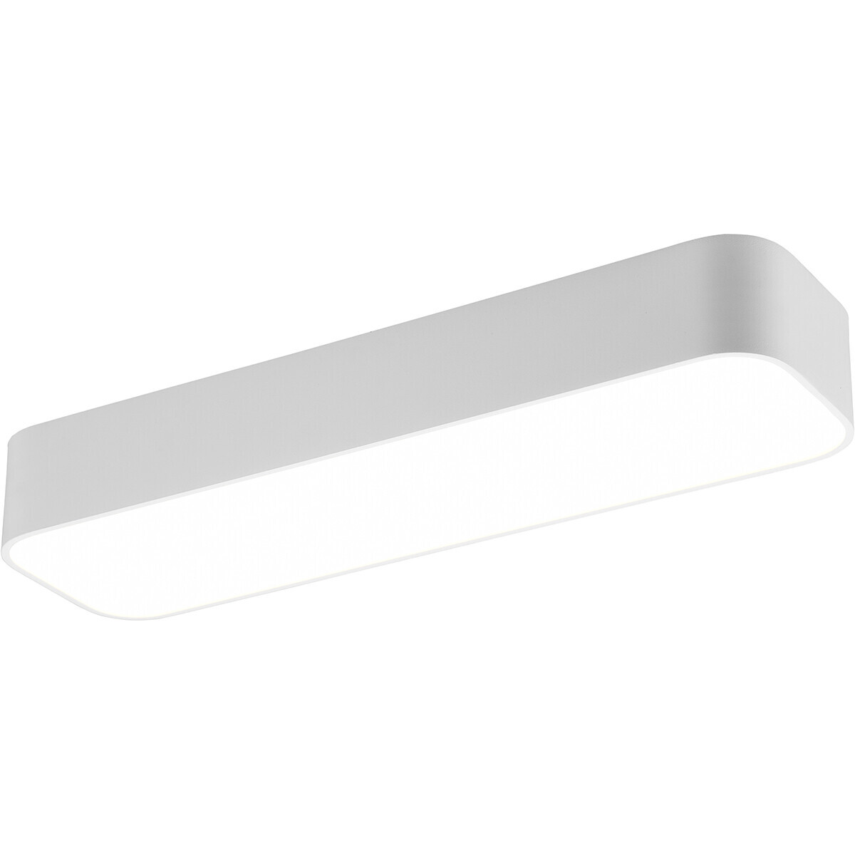 BES LED LED Plafondlamp - Plafondverlichting - Trion Astinto - 21W - Aanpasbare Kleur - Dimbaar - Rechthoek - Mat Wit - Aluminium