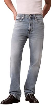 Calvin Klein Stndrd Strght Shiloh Jeans Lv04re703g Heren Jeans, Blauw (Shiloh Blue), Taille 32 / lengte 30