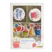 DECOCINO Muffinset Happy Birthday 48-delig, 24 cupcake-vormpjes met Ø 5 cm en 24 muffintoppers van papier, ideale decoratie voor kinderverjaardagen