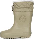 Druppies Winterlaarzen Kinderen - Gevoerde Regenlaarzen - Snowboots - Sandstone Beige - Maat 34