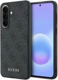 Guess Hoesje Geschikt voor Samsung Galaxy A37 - PU Leren Backcover - Grijs