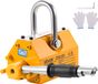 VEVOR Hefmagneet Permanente Magnetische Hefmagneet 400 kg Trekkracht Hefmagneet met Ontgrendelingshendel en Stalen Haak, Gebruikt in Werkplaatskranen en Hijswerktuigen, voor het Heffen van Stalen Platen, Planken Geel