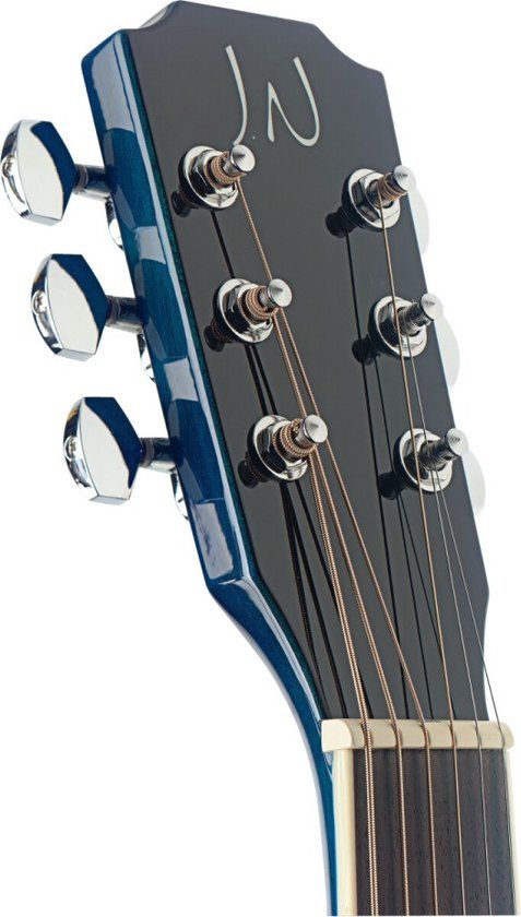 J.N Guitars James Neligan BES-ACE Blauw Akoestische Gitaar