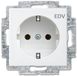 Busch-Jaeger 2011-0-6235, CEE 7/3, Zilver, Wit, 250 V, 16 A
