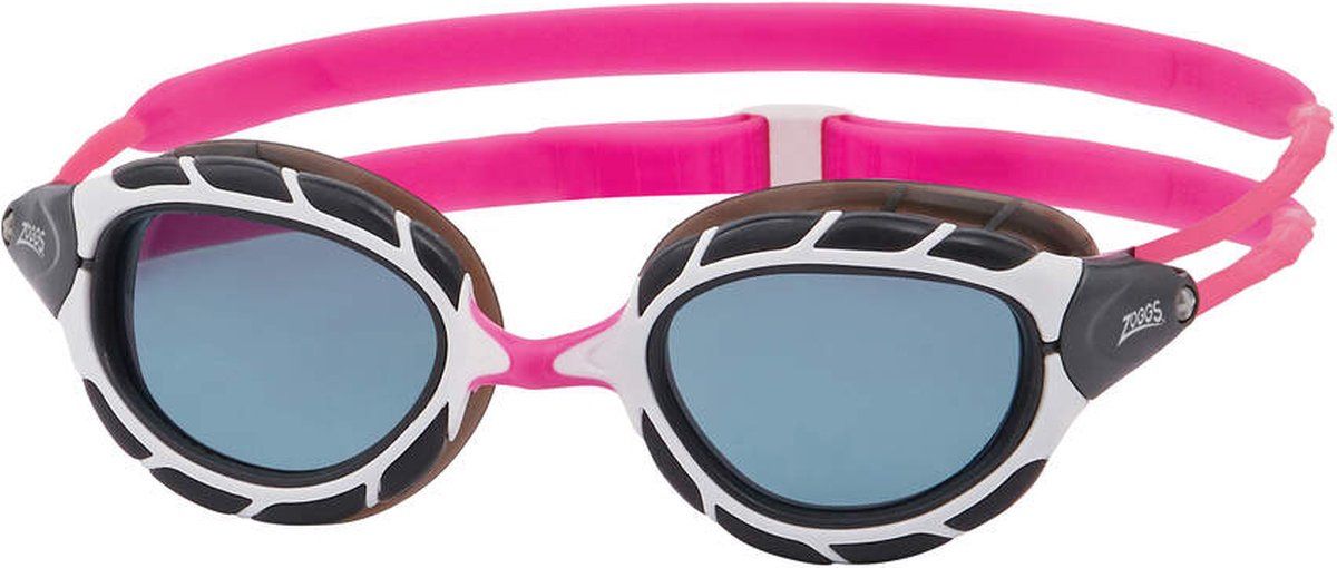 Zoggs Predator Zwembril Pink White Tint Smoke Small Fit