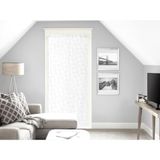 Soleil d'Ocre Luc Sluier Poort raam, Polyester, Wit, 70 x 200 cm