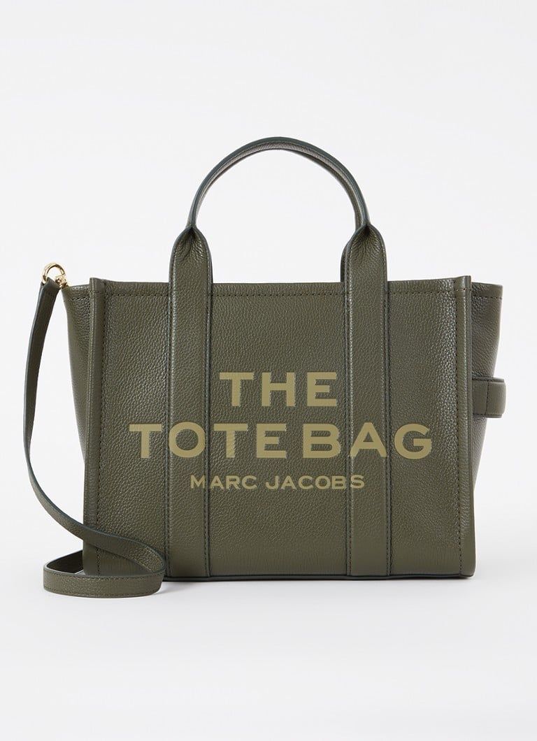 Marc Jacobs The Medium Tote Leather Handbag with Detachable Shoulder Strap