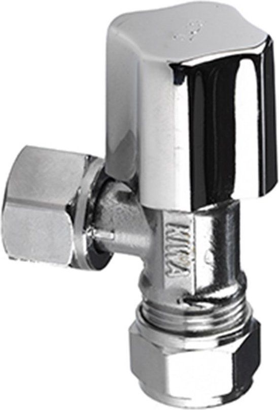 BPE hoekstopkraan - 3/8 x 12mm - RVS - 5 jaar garantie