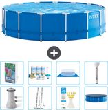 Intex Rond Frame Zwembad - 457 x 122 cm - Blauw