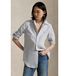 Polo Ralph Lauren Blouse lichtblauw / cognac / wit