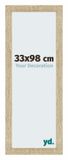 Your Decoration - Cadre puzzle 33x98 cm - Chêne Sonoma