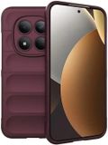 Techsuit Hoesje geschikt voor Xiaomi Redmi Note 15 Pro 5G - Magic Shield Silicone Back Cover - Bordeaux