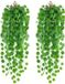 Ibenzoa® Kunsthangplanten Set van 2