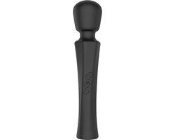 Pixey - Aqua Mini Wand Vibrator - Zwart