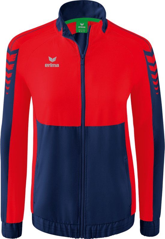 Erima Six Wings Presentatiejack Dames - New Navy / Rood - Maat 36