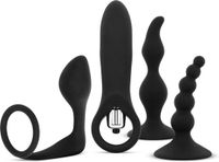 Easytoys - Anale Speelgoed Set 4-delig - Zwart
