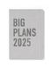 Letts of London Big Plans A5 week om 2025 dagboek te bekijken - steen