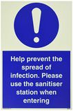 Help Sanitiser Station