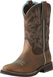 Ariat DELILAH ROUND TOE bottes d'équitation femme marron