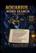 Aquarius Aquarius Word Search for Adults: 100 Large Print Puzzles with Fun Facts — Easy, Medium and Hard