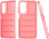 Techsuit Hoesje geschikt voor Samsung Galaxy A25 - Wave Shield Shockproof Hard Case Back Cover - Rood