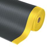 Notrax Airug Plus Antivermoeidheidsmat microcellulair vinylschuim Zwart/geel
