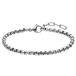 Lucardi - Dames Stainless steel armband voor dames - Armband - Staal - Zilverkleurig - 195 cm
