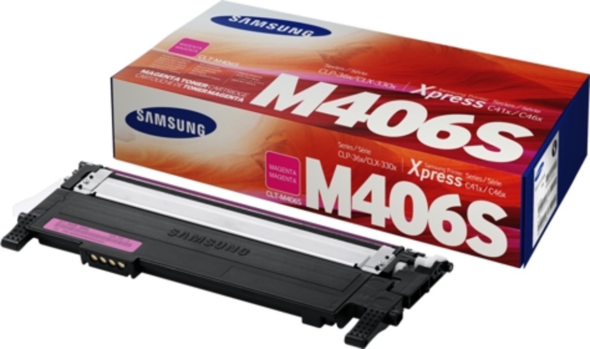 Samsung CLT-M406S Lasertoner 1000pagina s Magenta