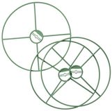 Nature Plantensteun Set 3 Ringen Groen - Klim-En Geleide Artikel - Ø40 cm