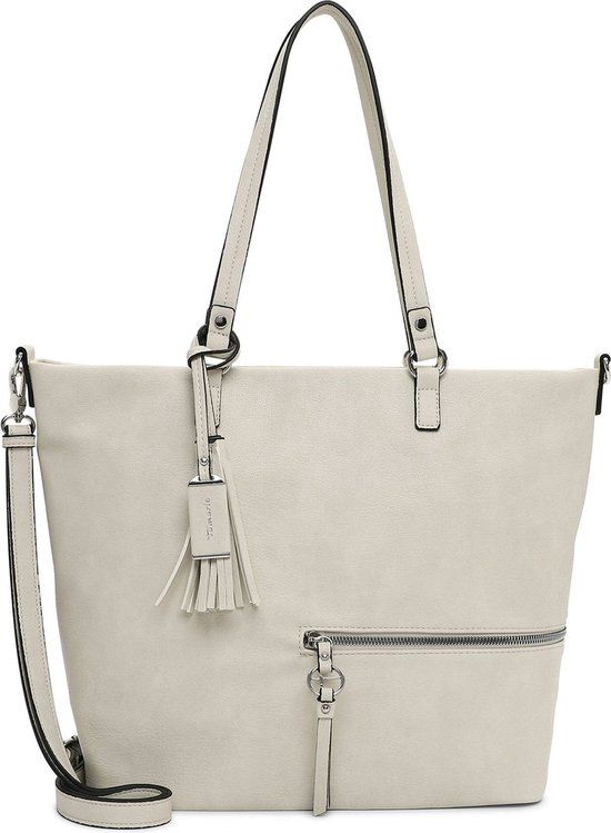 Tamaris Nele Shopper Ecru Crème Schoudertas