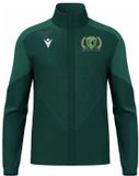 Macron Poseidon Trainingspak Jas Mannen 3XL Flessengroen Nylon Rits Lente/Zomer 2025