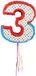 Folat Party Products Folat Pinata Nummer 3-49cm
