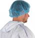 Kerbl MM Eurotool Blauwe wegwerp haarnetjes - 100 stuks