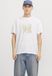 JACK&JONES JCOTARMAC CAMO FRONT TEE SS CREW NECK LN Heren T-shirt XXl Katoen Wit