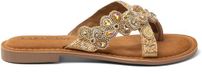 Lazamani Pena Dames Teenslippers Beige Maat 42