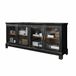 Loberon Bas de rangement Nivelles brun antique/noir